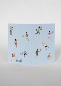 Accessories: Tennis Folded Card A6 with Envelope