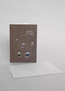 Accessories: Soccer Folded Card A6 with Envelope