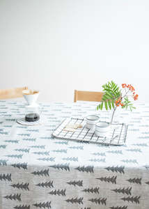 Gran Line Tablecloth, Dark Green 147*147