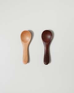 Japanese Wood Salt Spoon