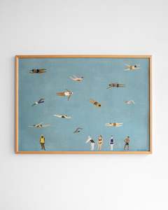 Swimmers Poster (Large)