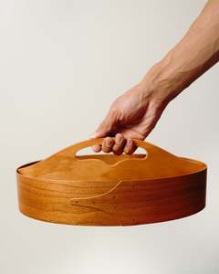 All: Cherry Shaker Oval Carrier Tray