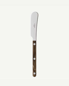 Dining Tableware: Sabre Butter Spreader- Bistrot Tortoise, Faux Buffalo