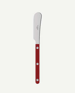 Sabre Butter Spreader- Bistrot Solid, Burgundy