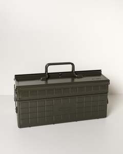 Toyo Steel Cantilever Toolbox ST-350 - Moss Green
