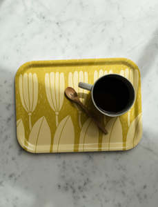 Serving Trays: Krokus Small Tray, Yellow. 27*20