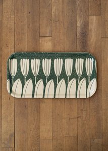 Serving Trays: Krokus Tray, Green/Nude