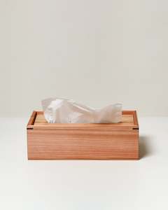 Japanese Cedar & Cherry Wood Tissue Box