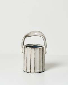 Shigaraki Mini Vase | Gray-Beige