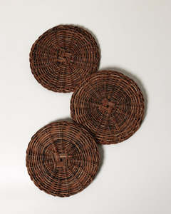 Handwoven Akebi Vine Trivet - 22cm