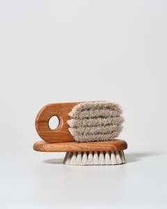 All: Bath Brush - Soft Horse Hair & Oak