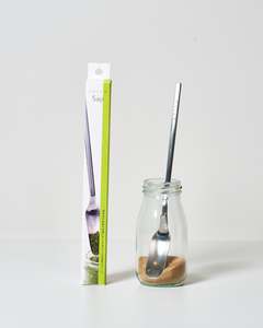 Slim Long-Handled Stainless Spoon