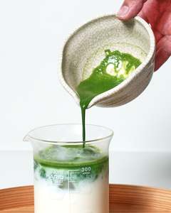 Japanese Handcrafted Matcha Bowl & Small Serving Dish