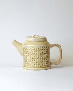 Japanese Kiln Ceramic Teapot, 850ml - Ivory