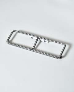 KT Stainless Steel Toilet Paper Holder - Double