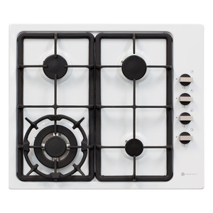 PARMCO White Gas Hob, 600mm