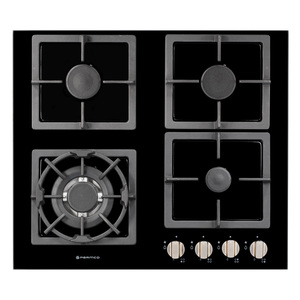 PARMCO Black Glass Hobb + Wok Burner 600mm