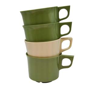 Hiking: Vintage Dura Cup Camping Mugs – Set of 4
