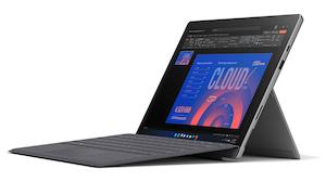 Laptops: Microsoft Surface Pro 7 (Black) + Keyboard, i5-1035g4, 8GB, 256GB SSD, Windows 11 Pro - Refurbished Good Condition