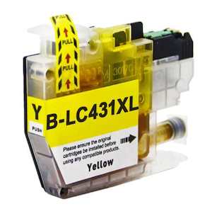 Compatible Brother Ink Cartridges Affordable Reliable Printing In Hamilton Waikato: LC431XLY Compatible High-Yield Yellow Ink Cartridge – Reliable Printing in Hamilton, Waikato