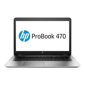 Laptops: HP ProBook 470 G4 – 17.3” Business Laptop, Intel i5-7200U, 8GB RAM, 256GB SSD, Windows 11 – Refurbished Excellent Condition