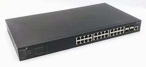Peripherals: Aerohive SR2324P – 24-Port Gigabit PoE+ Managed Switch with 4 SFP Ports – Refurbished Excellent Condition