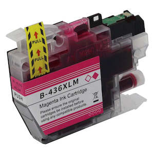 Printer Ink Cartridges: LC436XLM Compatible High-Yield Magenta Ink Cartridge – Brother Printers