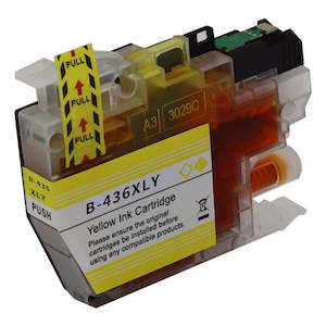 LC436XLY Compatible High-Yield Yellow Ink Cartridge – Brother Printers