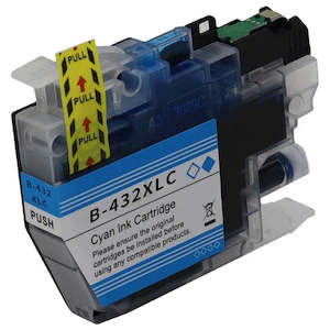Printer Ink Cartridges: LC432XLC Compatible High-Yield Cyan Ink Cartridge – Brother Printers