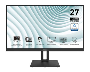 MSI Pro MP271P – 27” Business and Everyday LED Monitor | Full HD IPS Display&hellip;