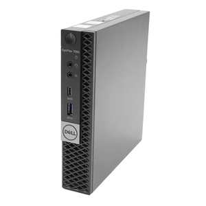 Desktop Computers: Dell OptiPlex 7060 MFF – Ultra‑Compact Business Desktop PC, Intel Core i7 8700T, 8GB RAM, 256GB SSD, Windows 11 – Refurbished Excellent Condition