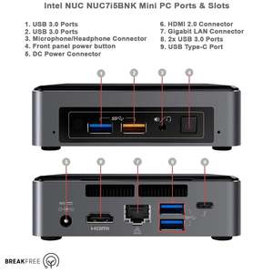 Intel NUC 7i5BNK – Business and Everyday Ultra‑Compact Mini PC, Intel Core i&hellip;