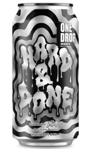One Drop Brewing Hard & Done Double IPA 440ml