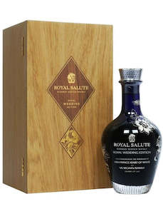 CHIVAS REGAL ROYAL SALUTE ROYAL WEDDING EDITION BOTTLE #46 54.5% 700ML