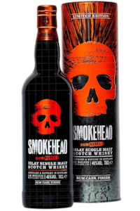 Rum Cask Matured Whisky: Smokehead Rum Rebel Islay 46% 700ml
