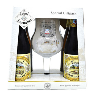 Tripel Karmeliet 4x330ml Bottles & Glass Gift Set