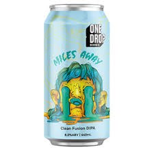 New Beer: One Drop Brewing Miles Away DDH Double IPA 440ml