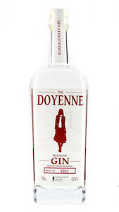 New Zealand Spirits: Bureaucrats Doyenne Coconut, Lime & Lemongrass Gin 41% 700ml