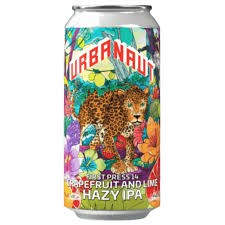 Hazy Ipa: Urbanaut First Press 14 Grapefruit & Lime Hazy IPA 440ml