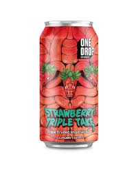 One Drop Brewing Strawberry Triple Take Triple Fruited Imperial Sour 440ml