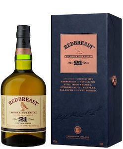 Irish Whisky: REDBREAST 21YO 46% 700ML