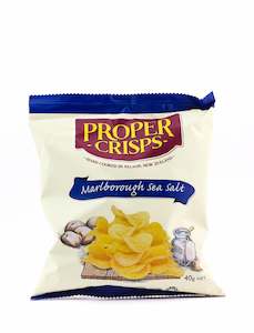 Marlborough: Proper Crisps Marlborough Seasalt 40 grams