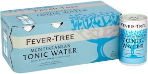 Fever Tree Mediterranean Tonic Water 8 x 150ml Cans