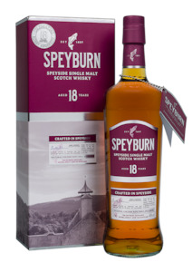 Blended Whisky Grain: Speyburn 18YO 46% 700ml