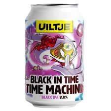 Dutch Beer: Uiltje Black In Time Time Machine Black IPA 330ml Can