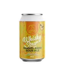 Sour Beer: 8 Wired Whisky Sour Barrel Aged Sour 330ml Can