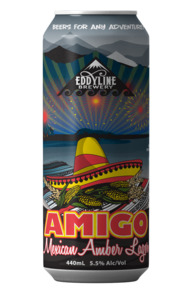 Eddyline Amigo Amber Lager 440ml
