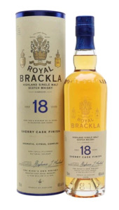 Sherry: Royal Brackla 18YO Palo Cortado Sherry 46% 700ml