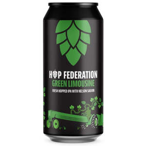 Hop Federation Beer: Hop Federation Green Limousine Fresh Hop IPA 440ml