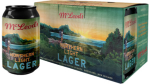 McLeod's Northern Light Lager 6pk Cans